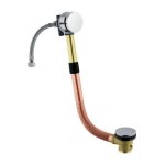 Siphon de baignoire cgs en laiton et cuivre 45 - 55 cm 120 - ct. 01 Siphon de baignoire cgs en laiton et cuivre 45 - 55 cm 120 - ct. 01