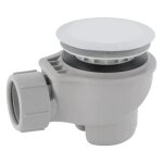 Siphon de douche geberit d62 avec bouchon pour vacuation chrom polie 150. 689. 21. 1