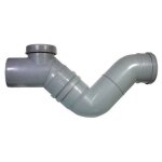 Siphon firenze en pp valsir pp3 pour tuyaux d'vacuation d75mm l245mm vs0533075