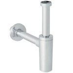 Siphon pour lavabo avec tube plongeur geberit sortie horizontale 151. 035. 21. 1 Siphon pour lavabo avec tube plongeur geberit sortie horizontale 151. 035. 21. 1