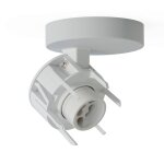 Spot mural orientable novalux gu10 20x70 blanc 112403. 01