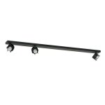 Spots muraux orientables novalux gu10 l 800 mm noir 112405. 02