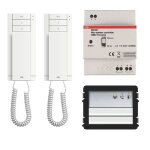 Starter kit audio interphone abb m20581 avec 2 interphones wlk203x
