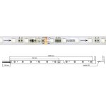 Strip led ledco 72w multicolore rgbd 24vdc ip65 5 mètres sl72rgbd65 Strip led ledco 72w multicolore rgbd 24vdc ip65 5 mètres sl72rgbd65