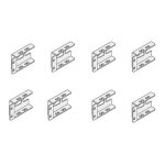 Supports abb pour la fixation des barres transversales pour tableaux 8 pices pbbv0008