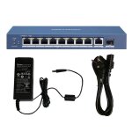 Switch poe gigabit hikvision ds - 3e0510p - e 8 ports avec uplink rj45 et sfp 301803373 Switch poe gigabit hikvision ds - 3e0510p - e 8 ports avec uplink rj45 et sfp 301803373