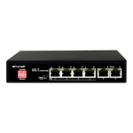 Switch reseau comelit à 4 portes poe + 2 uplink gigabit ipswp06n01a Switch reseau comelit à 4 portes poe + 2 uplink gigabit ipswp06n01a