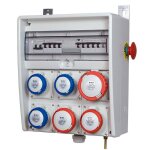 Tableau électrique fanton ulisse 6 prises 4 protections avec supports 74398 Tableau électrique fanton ulisse 6 prises 4 protections avec supports 74398