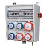 Tableau électrique fanton ulisse 6 prises 4 protections avec supports 74398 Tableau électrique fanton ulisse 6 prises 4 protections avec supports 74398