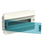 Tableau encastré abb 18 modules ip41 porte bleu pétrole blanc 41a18x12 Tableau encastré abb 18 modules ip41 porte bleu pétrole blanc 41a18x12