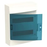 Tableau mural abb 24 modules ip41 porte bleu petrol blanc 2 rangées 41p12x22 Tableau mural abb 24 modules ip41 porte bleu petrol blanc 2 rangées 41p12x22