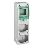Tableau schneider industriel 4 modules pour 2 prises encastrées 10361 Tableau schneider industriel 4 modules pour 2 prises encastrées 10361