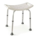 Tabouret de bain pour douche ou baignoire gedy friend 4 pieds blanc 1072 - 02