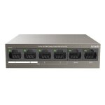 Tenda technology tenda poe 6 ports 10 / 100mbps 1. 2 gbps desktop switch tef1106p - 4 - 63w Tenda technology tenda poe 6 ports 10 / 100mbps 1. 2 gbps desktop switch tef1106p - 4 - 63w