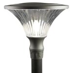 Tte de poteau sovil soriano douille e27 d 60 mm gris ip65 253 / 16