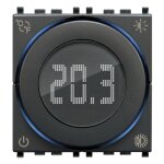 Thermostat  roue vimar connect sans fil iot2m gris 02973