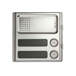 Urmet sinthesi steel module à 2 boutons et platine de rue en aluminium anodisé 1158 / 22 Urmet sinthesi steel module à 2 boutons et platine de rue en aluminium anodisé 1158 / 22