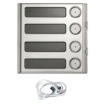 Urmet sinthesi steel module à 4 boutons avec expandeur intégré 2voice 1158 / 84 Urmet sinthesi steel module à 4 boutons avec expandeur intégré 2voice 1158 / 84