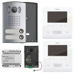 Vimar kit vidophone deux crans elvox 2 fils avec tab 4, 3 mains libres 7558 / e2