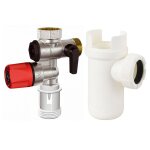 Watts water groupe de scurit avec siphon pour chaudires et chauffe - eau watts 1 / 2  mf chrom