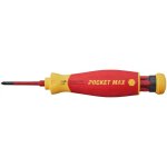 Wiha werkzeuge tournevis avec 4 porte - embouts wiha pocketmax 45296