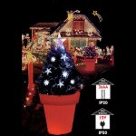 Wimex arbre sapin avec pot vimex led rgb 90cm 4504126