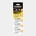 10 piles ag0 / lr521 / lr63 uniross alcaline 1, 5v 10 piles ag0 / lr521 / lr63 uniross alcaline 1, 5v