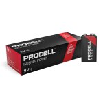 10 piles alcalines 9v / 6lr61 duracell procell intense 10 piles alcalines 9v / 6lr61 duracell procell intense