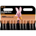 10 piles alcalines aa / lr6 duracell plus