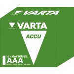 10 piles rechargeables aaa / hr03 800mah varta accu power