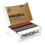 100 piles alcalines aaa / lr03 duracell procell intense 100 piles alcalines aaa / lr03 duracell procell intense