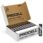 100 piles alcalines aaa / lr03 duracell procell constant 100 piles alcalines aaa / lr03 duracell procell constant