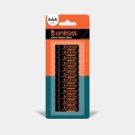 12 piles salines aaa / r03 uniross extra heavy duty 12 piles salines aaa / r03 uniross extra heavy duty
