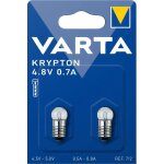 2 ampoules  vis varta 712 krypton 4, 8v 0, 7a