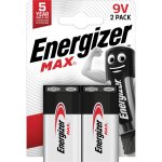 2 piles alcalines 9v / 6lr61 energizer max 2 piles alcalines 9v / 6lr61 energizer max