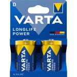 2 piles alcalines d / lr20 varta longlife power 2 piles alcalines d / lr20 varta longlife power