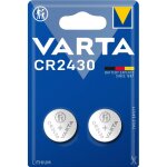 2 piles cr2430 varta bouton lithium 3v