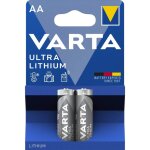 2 piles lithium aa / lr6 varta ultra lithium