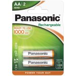 2 piles rechargeables aa / hr6 1000mah panasonic for dect