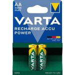 2 piles rechargeables aa / hr6 2600mah varta accu