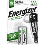 2 piles rechargeables aaa / hr03 700mah energizer power plus 2 piles rechargeables aaa / hr03 700mah energizer power plus