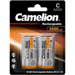 2 piles rechargeables c / hr14 3500mah camelion