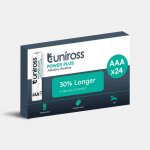 24 piles alcalines aaa / lr03 uniross power plus 24 piles alcalines aaa / lr03 uniross power plus