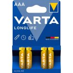 4 piles alcalines aaa / lr03 varta longlife 4 piles alcalines aaa / lr03 varta longlife