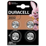 4 piles cr2032 duracell bouton lithium 3v