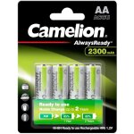 4 piles rechargeables aa / hr6 2300mah camelion always ready 4 piles rechargeables aa / hr6 2300mah camelion always ready