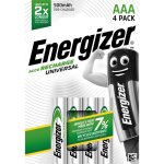 4 piles rechargeables aaa / hr03 500mah energizer universal