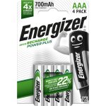4 piles rechargeables aaa / hr03 700mah energizer power plus 4 piles rechargeables aaa / hr03 700mah energizer power plus