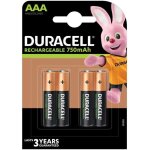4 piles rechargeables aaa / hr03 750mah duracell 4 piles rechargeables aaa / hr03 750mah duracell