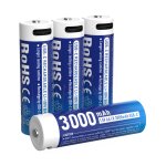 4 piles rechargeables usb - c aa / hr6 lr 3000mah xtar li - ion 1. 5v